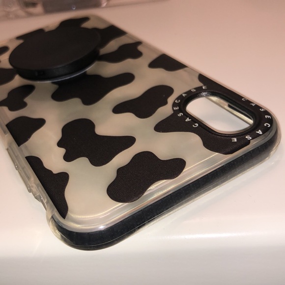 Cute Clear Cow Print iPhone X Case - Picture 3 of 4